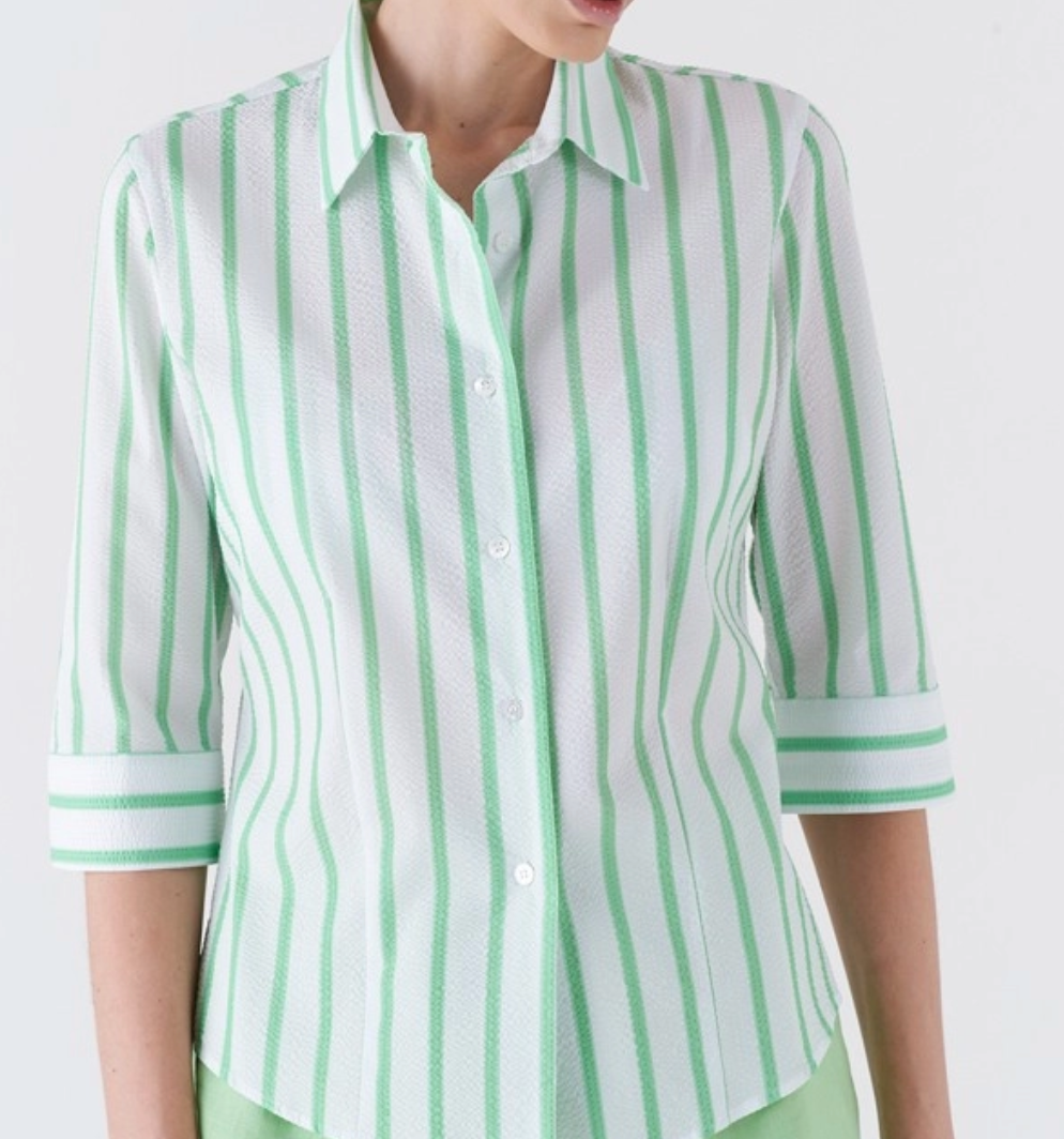 YOU GS BLOUSE (Wide Stripe)